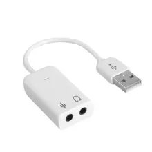 USB 2,0 внешняя звуковая карта Виртуальная 7,1 канал 3D мини аудио адаптер для микрофона наушники саундбокс USB 2,0 внешняя звуковая карта Виртуальная 7,1 канал 3D мини аудио адаптер для микрофона наушники саундбокс
