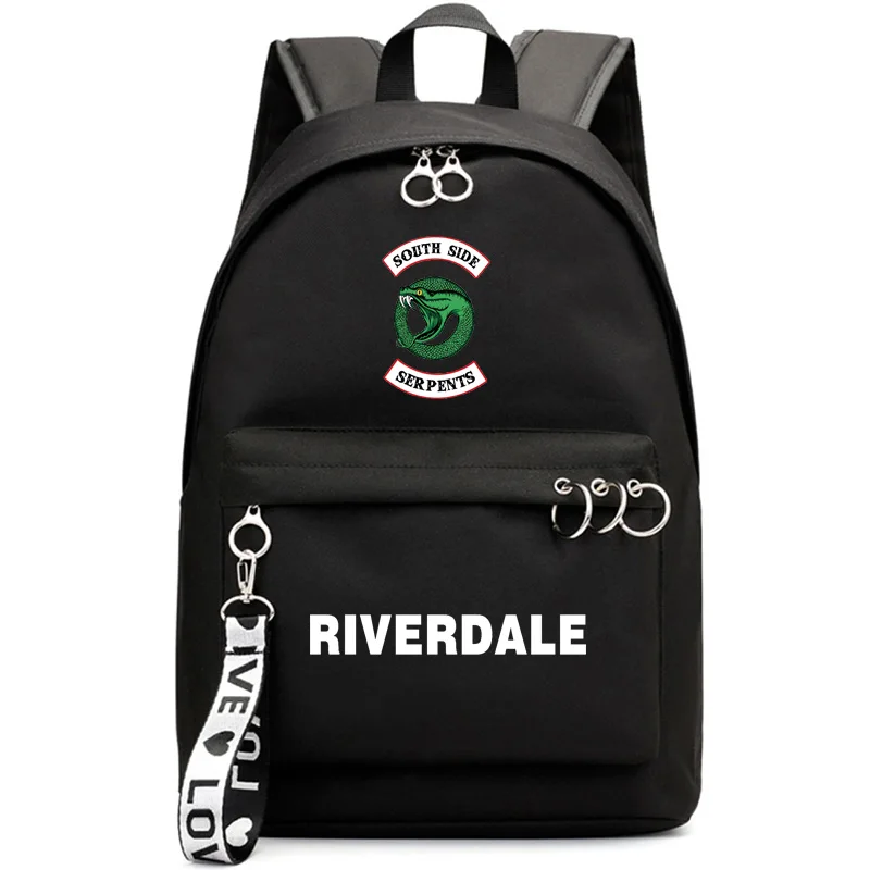 IMIDO ривердейл южная сторона рюкзак школьные рюкзаки для девочек модная повседневная дорожная сумка для студентов колледжа ноутбук рюкзак ранец - Цвет: Black D