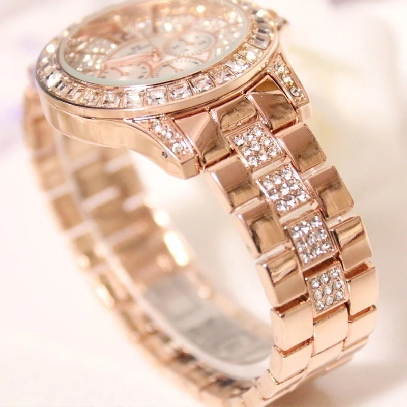 Модные женские часы с бриллиантами, женские часы, топ класса люкс, Брендовые женские повседневные часы с браслетом и кристаллами, Relogio Feminino