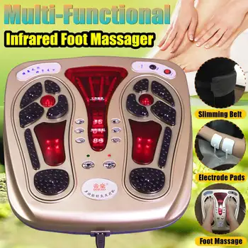 

Foot Massager Machine - Electric Massage Therapy Relax Treatment Device for Calf Leg Blood Circulation and Plantar Fasciitis