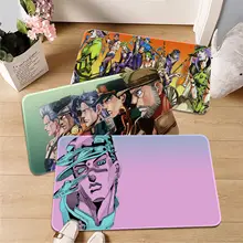 

Jojo Bizarre Adventure Printed Flannel Floor Mat Bathroom Decor Carpet Non-Slip For Living Room Kitchen welcome Doormat