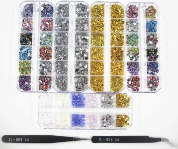 

Colorful Nail Stone Rhinestone Irregular Beads Manicure For Nails Art Decorations Crystals DIY Manicure Nail Art Decorations