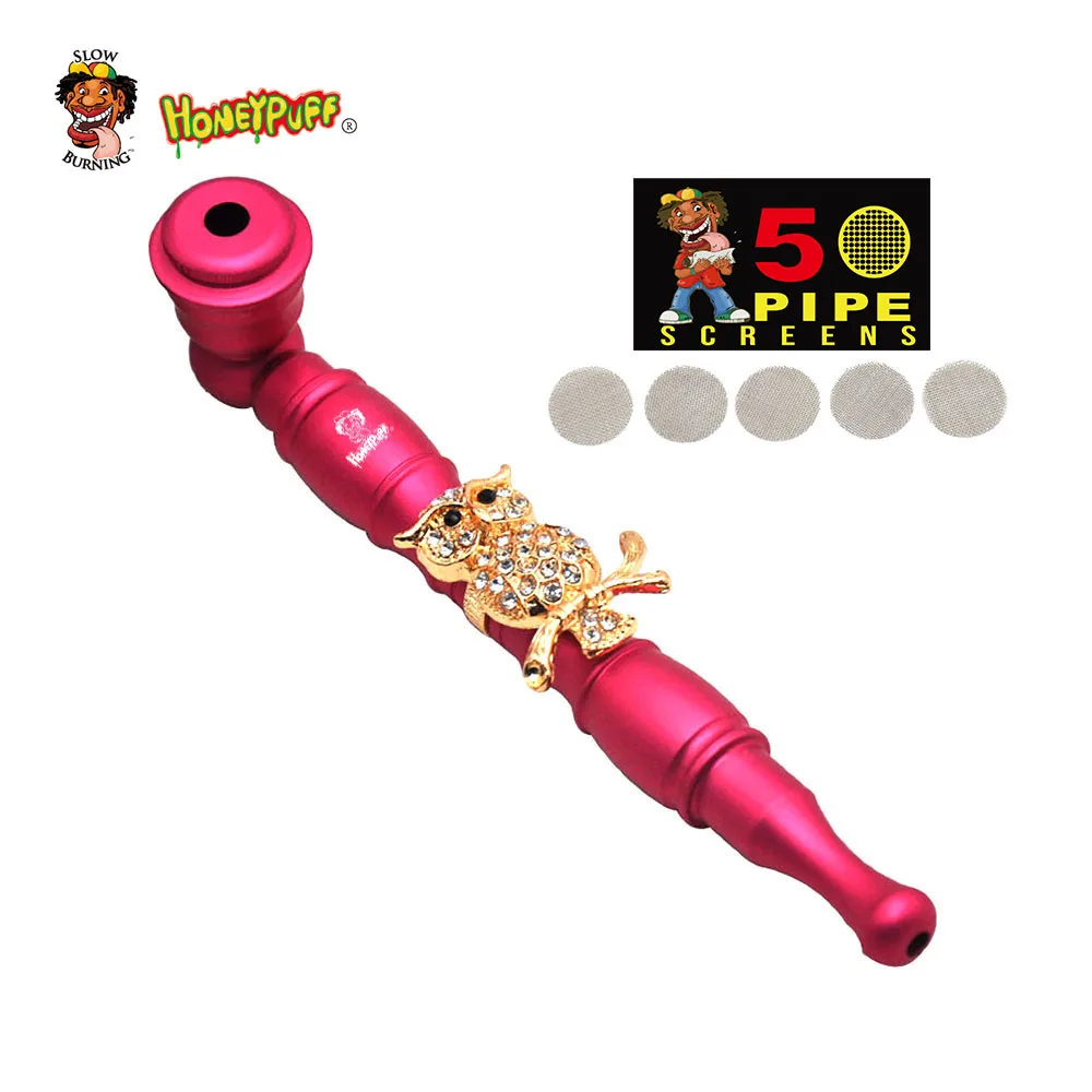 HORNET алюминиевая металлическая курительная трубка 130 мм чаша трубы Мини