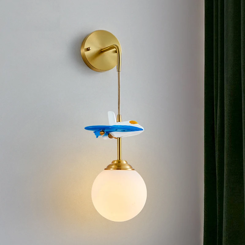 Настенный светильник для детской комнаты зеркальные светодиодные лампы декора