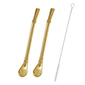 2pcs Gold