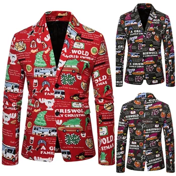 

Men's Christmas Suit New Year Fund Man's Suit Suit Santa Claus Loose Coat