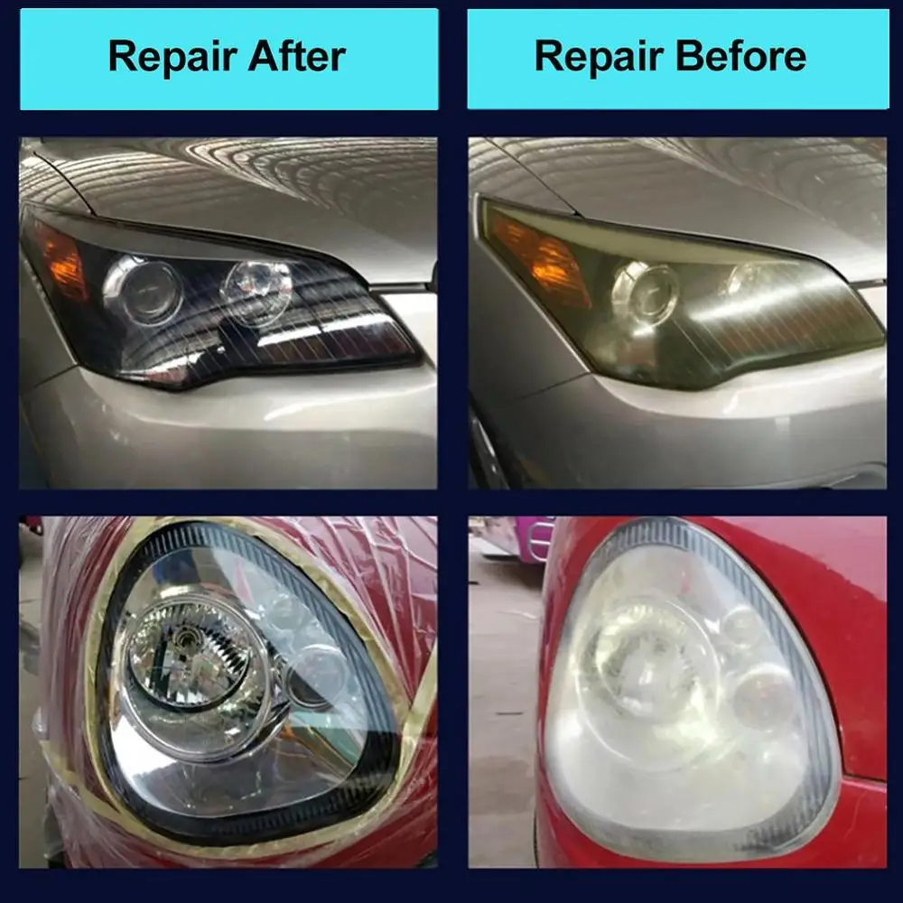 Набор для ремонта автомобильных фар, ремонтный набор, Полировочный ...