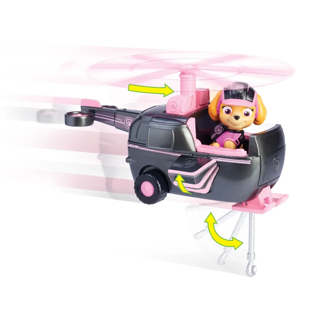 Подлинный Игрушечный Набор Paw Patrol игрушечный автомобиль Эверест Аполлон трекер Райдер Скай прокрутка фигурка аниме модель детские игрушки