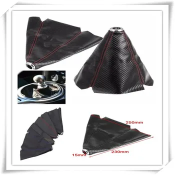 

Fiber Leather Gear Knob Automatic Shifter Boot Cover for Chevrolet Blazer Traverse Tahoe Equinox Trax Sonic FNR-X Bolt