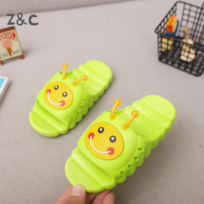 

Children's Slippers Summer Children Cartoon Indoor Anti-skid home Soft Bottom Baby Slippers Love Tide slippers kids boys shoes