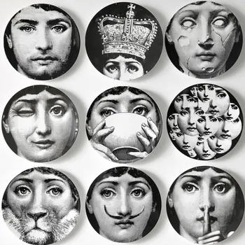 

8-inch Fashion Style Italy Designer Plate Decorative Hanging Plates Vasos Can Be Found In My Shop For Home Dector