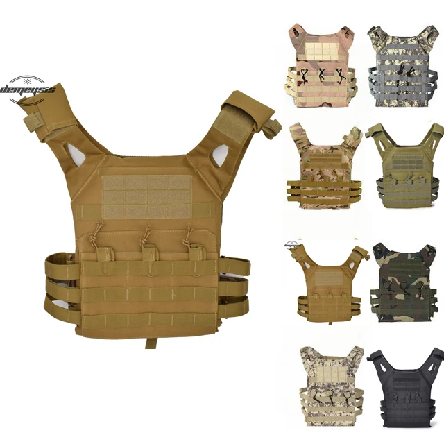 

Tactical Military Vest Hunting Body Armor JPC Molle Plate Carrier Outdoor CS Game Paintball Airsoft Vest