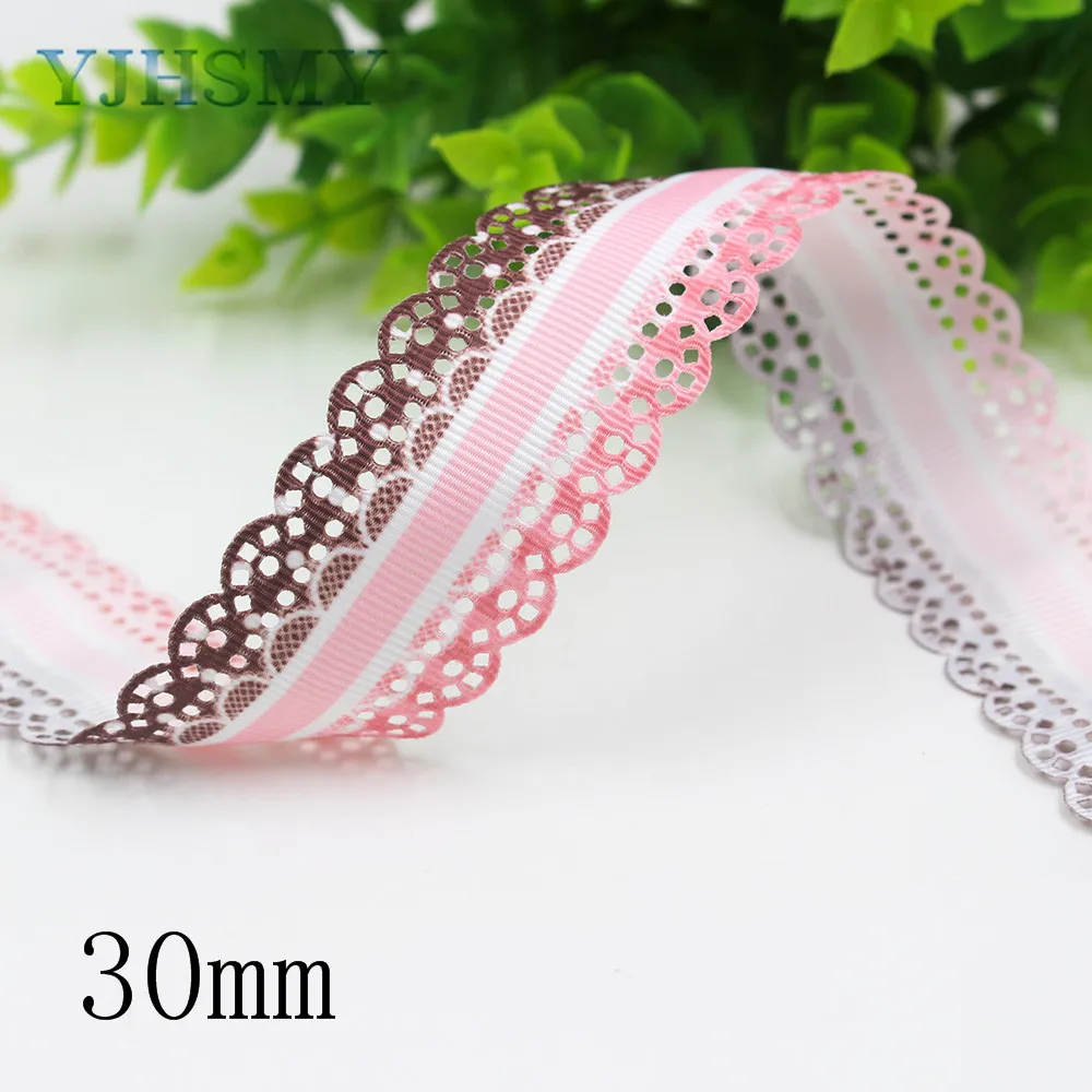 YJHSMY I-19403-850,10yards,hot sale 30mm hollow Flowers solid Grosgrain Ribbons,DIY handmade materials,Clothing accessories YJHSMY I-19403-850,10yards,hot sale 30mm hollow Flowers solid Grosgrain Ribbons,DIY handmade materials,Clothing accessories