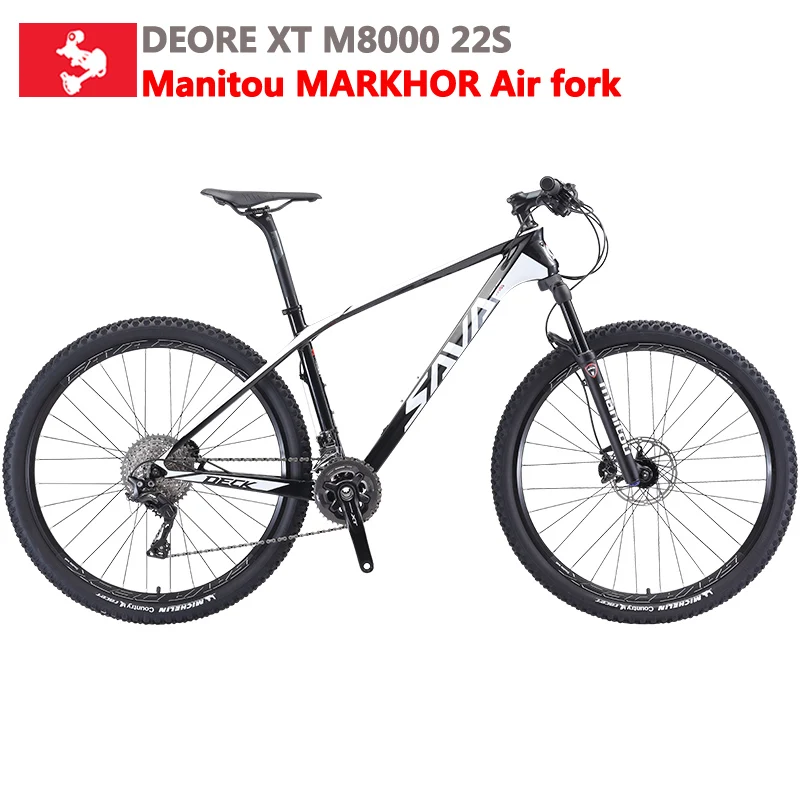 SAVA углеродный горный велосипед 29 mtb мужской углеродное волокно взрослый с SHIMANO DEORE