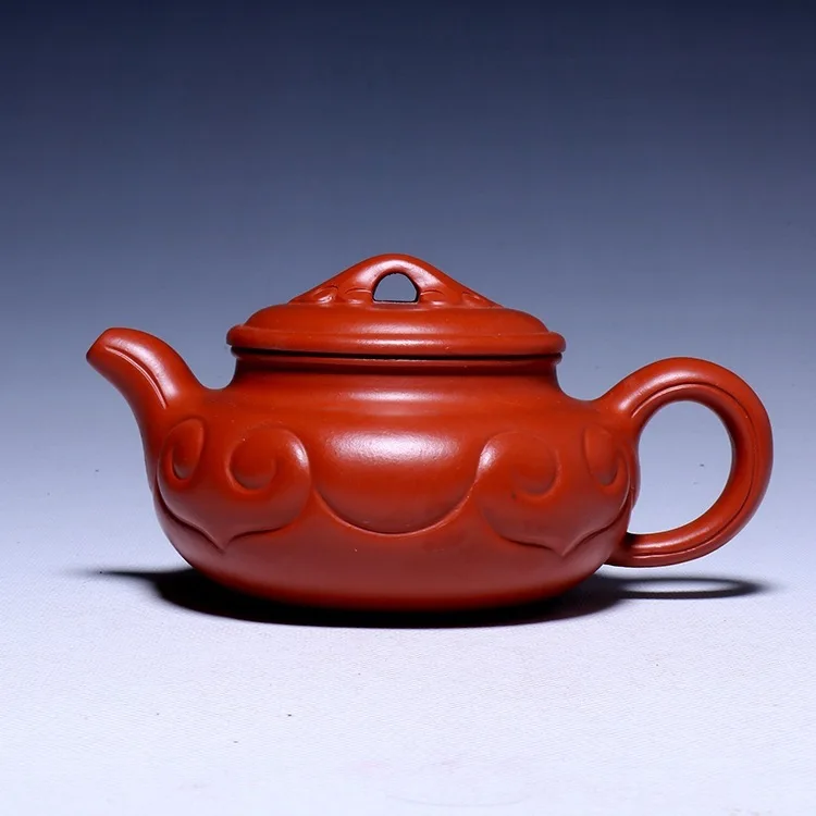 

famous handmade antique wishful pot of high grade gold mud zhu the assistantengineer Lu Xiaowei guaranteed genuine