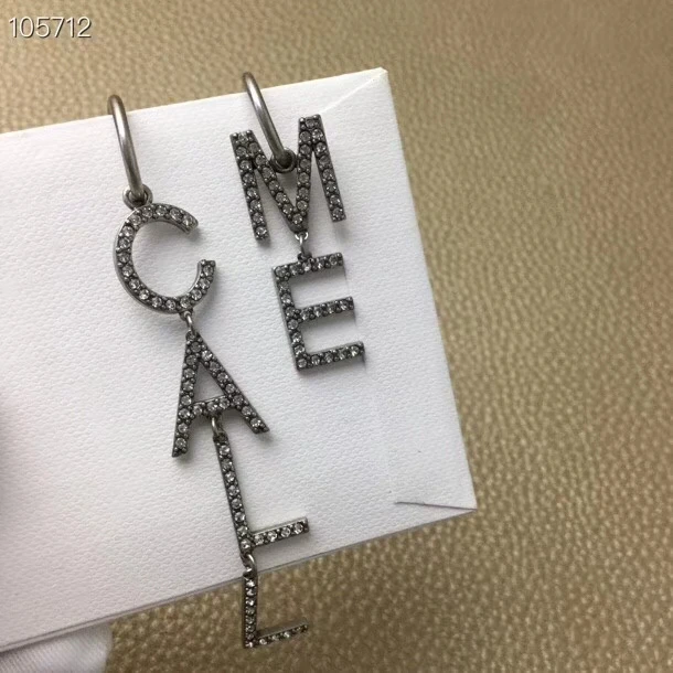 

Fashion letter asymmetric Earrings