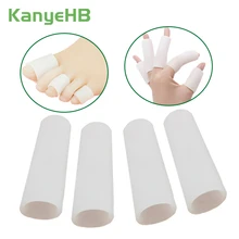 2pcs Silicone Gel Tube Finger & Toe Protectors Foot Massager Removal Calluses Plantar Warts Thorn Pain Relieving Feet Care H052