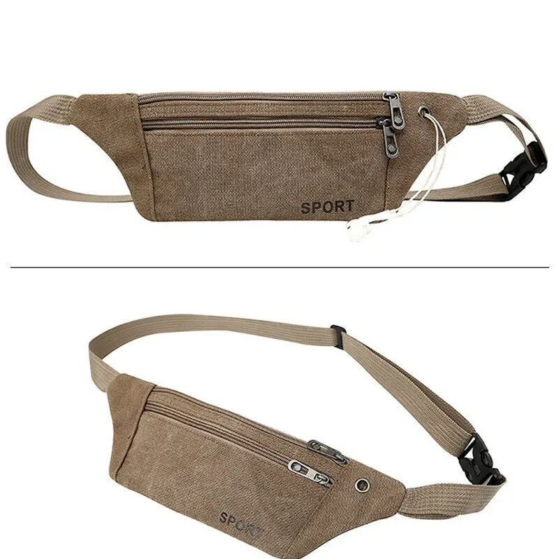 

Local Stock Men Fanny Waist Pack Belt Hip Bum Military Tactical Running Bag Pouch Travelling Mobile Phone Bag Waist Packs