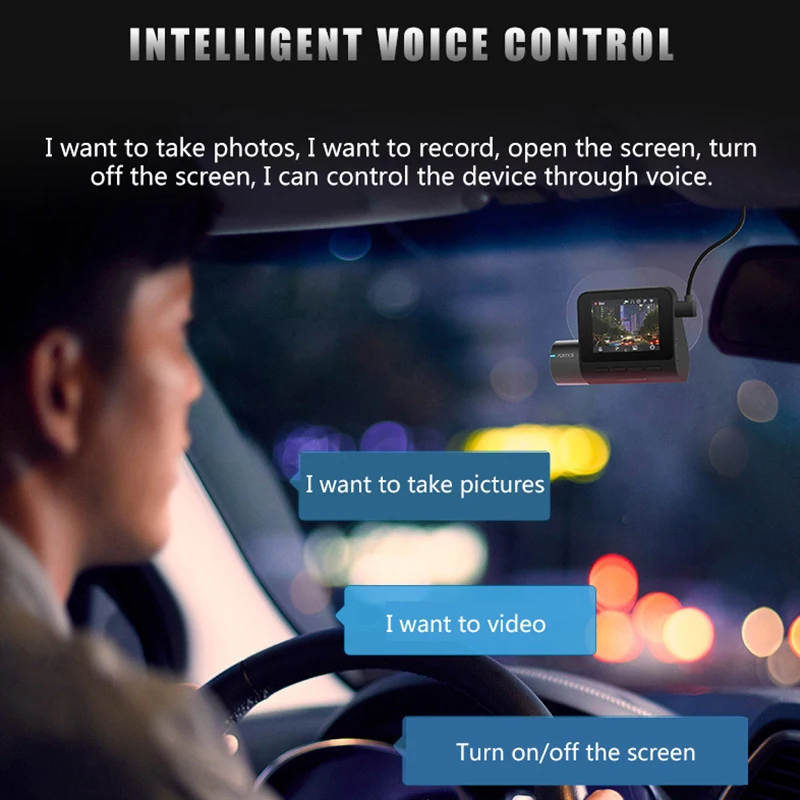 70mai Dash Cam Pro 1944P GPS ADAS Автомобильная DVR камера Wifi Голосовое управление ночное