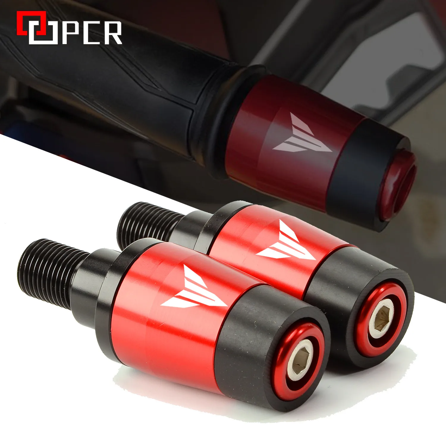 

Aluminum Motorcycle Parts Handlebar Grips Handle Bar Ends Cap Slider For YAMAHA MT07 MT09 MT10 MT 07 09 10