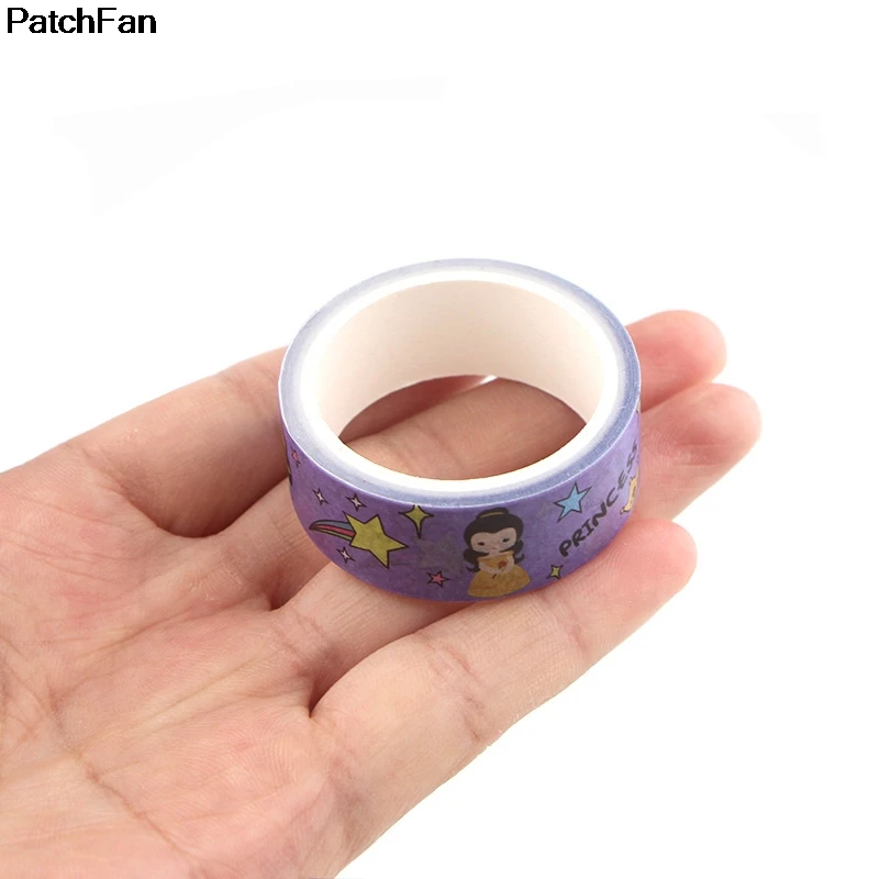 20 шт./лот Patchfan принцесса мультфильм DIY Скрапбукинг дети клей Васи бумага маскирующая Лента Печатный узор наклейки Наклейка A2424
