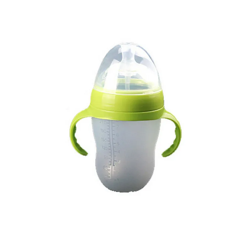 Infant Baby 240ML Cup Children Learn Drinking Straw Milk Feeding Nipple Bottle