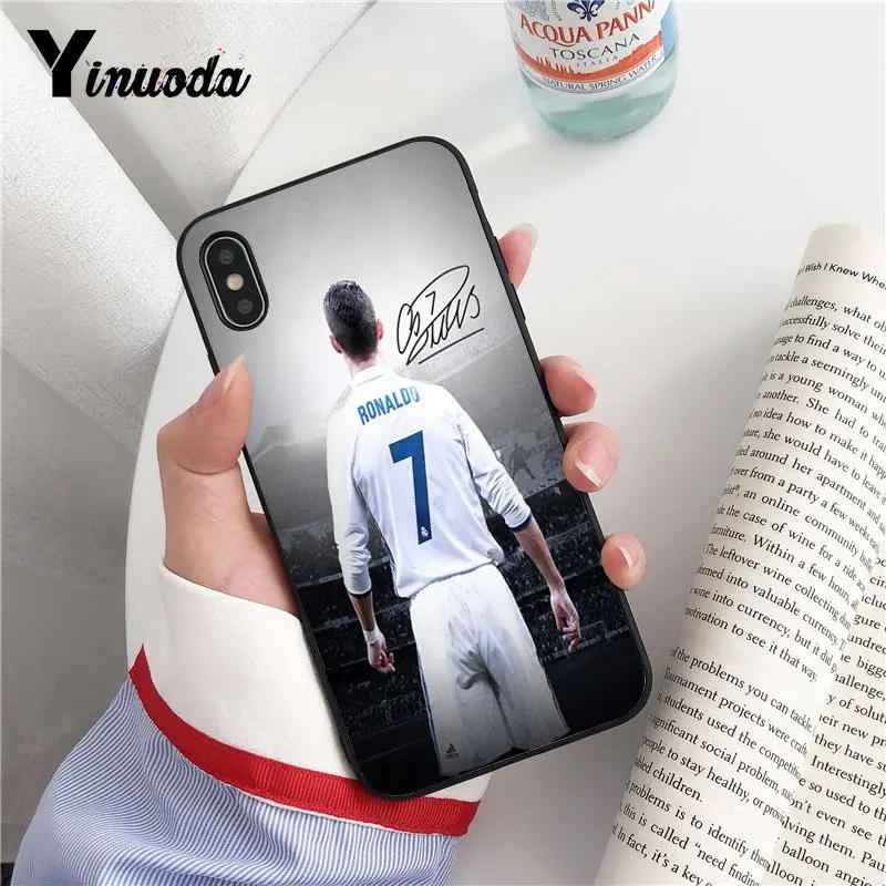 Yinuoda Ronaldo Luiz Nazario De Lima TPU черный чехол для телефона iPhone 6S 6plus 7 7plus 8 8Plus X Xs MAX 5 5S XR