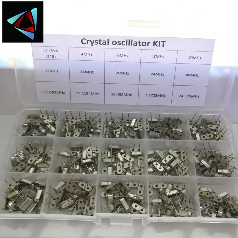 Hc-49s 15 видов X20Pcs кварцевый генератор электронный комплект резонатор керамический