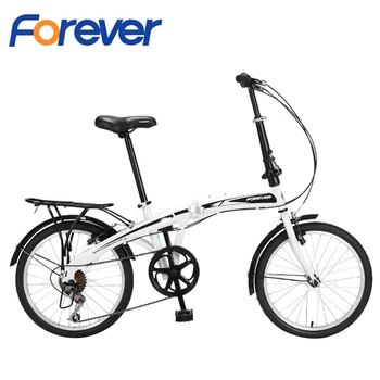 شراء للأبد QJ009-2 الكبار دراجة تسلق جبال قابلة للطي 20 بوصة عجلة 7 سرعة مزدوجة الخامس الفرامل الطريق دراجة الرجال سباق ركوب الرياضة الدراجات الجبلية
