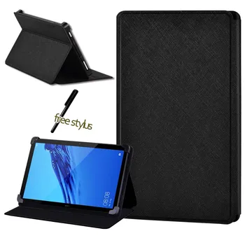 

Universal Tablet Case for Huawei MediaPad T1 T2 T3 T5 Anti-fall/Shockproof Tablet PU Leather Cover Case +free Pen