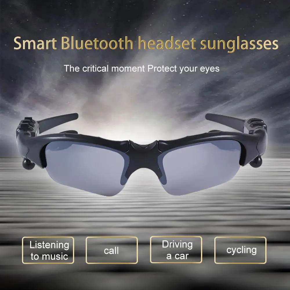 Солнцезащитные мини-очки 2 в 1 беспроводные Bluetooth-совместимые наушники очки