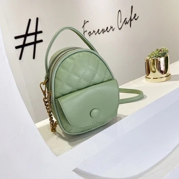 

Luxury bag 2020 new women's bag high quality embroidered thread shoulder bag PU leather chain soft shoulder women messenger bag