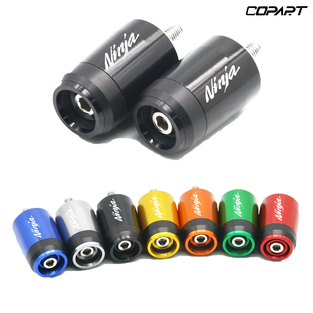 Для KAWASAKI NINJA 250 300 400 500R 600R 750R ZX10 ZX12R ZX6R ZX9R ZX14R Z750 Z1000 на руль мотоцикла или акустическая система заканчивается Кепки сдал