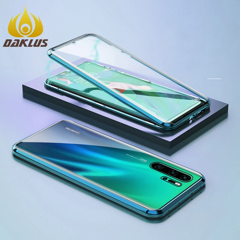 Двусторонний чехол из магнитного стекла для huawei P30 Pro P20 Pro, двусторонний чехол для huawei p20 30 lite, чехол mate 30 nova 3i 4e 5i, чехол