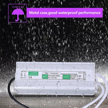 

12V 120W LED Switch Power IP67 Waterproof LED Driver Power Supply Electrical Parts