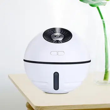 

Air Humidifier Aroma Diffuser Aromatherapy Diffuser Mini Fan 300ml Space Ball Shape Creative Fashion Portable Night Light