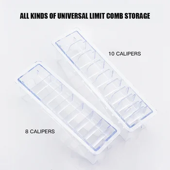 

8/10 Grid Base Box For Universal Hair Clipper Limit Comb Guide Attachment Size Barber Replacement Hair Styling Accessories Tool