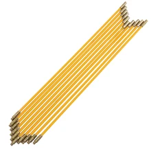 19ft Стекловолоконный беговой провод кабель коаксиальный Электрический рыбий ленты тяга толчок комплект