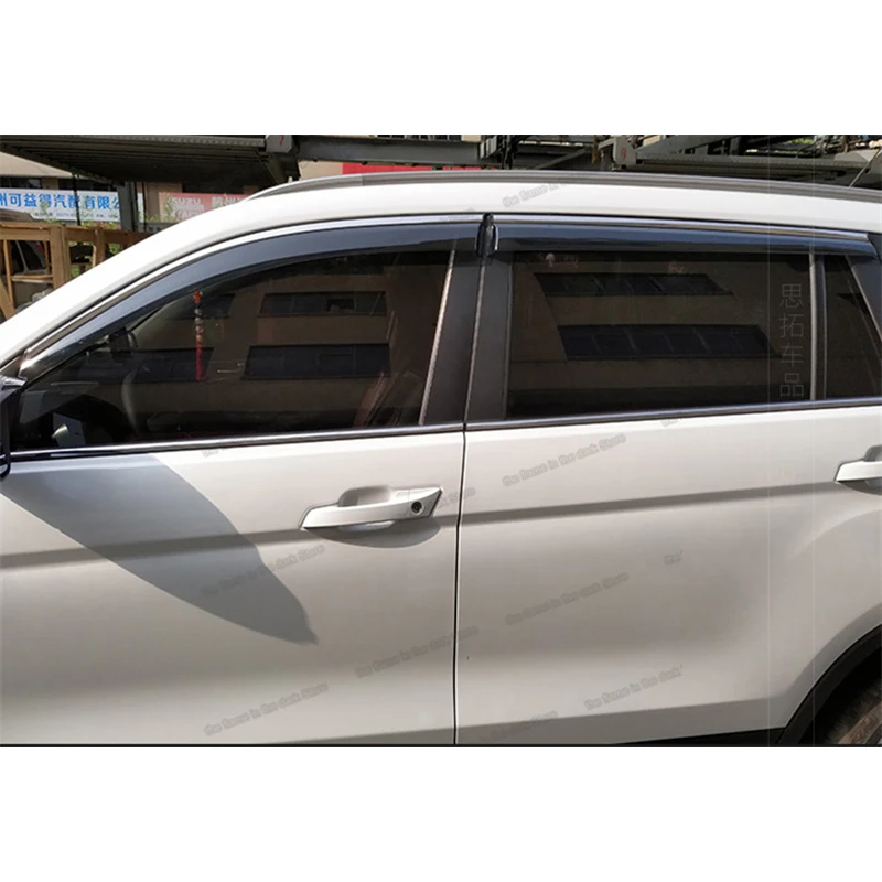 Lsrtw2017 акриловый автомобильный оконный дождевик для toyota verso 2010 2011 2012 2013 2014 2015 2016 2017