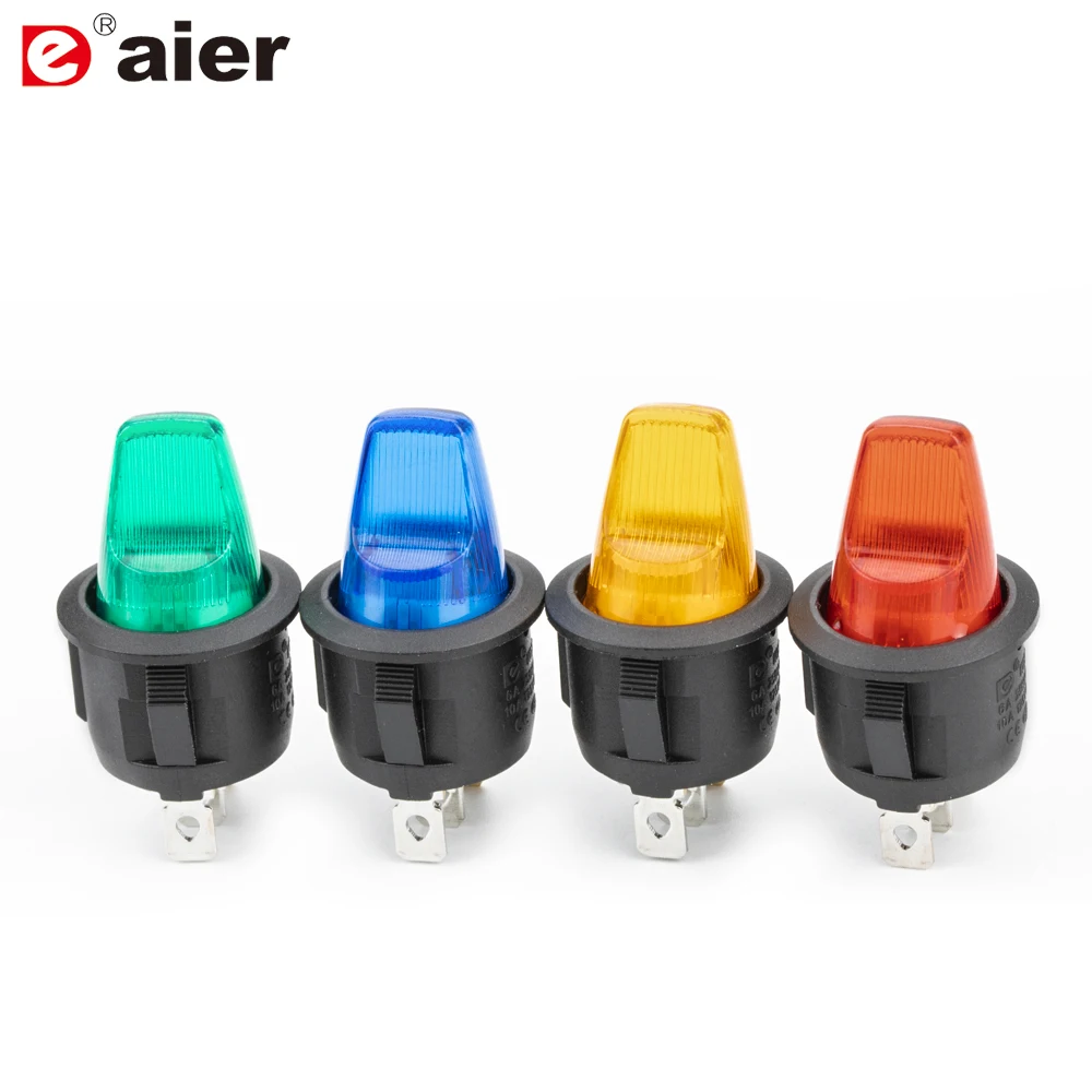 0.98€ 15% de réduction|Interrupteur à bascule marche arrêt 12V lampe éclairée par LED avec bouton spécial interrupteurs à bascule pour moteur de voiture automobile 1 pièce | AliExpress