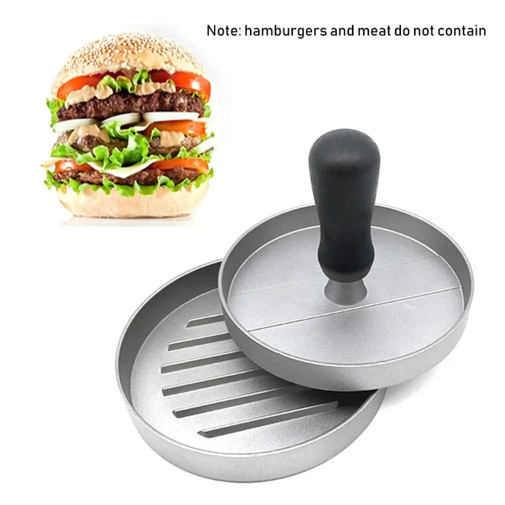 Hamburger Maker Hamburger Press Round Shape Non-Stick Chef Cutlets Hamburger Meat Beef Grill Burger Press Patty Maker Mold