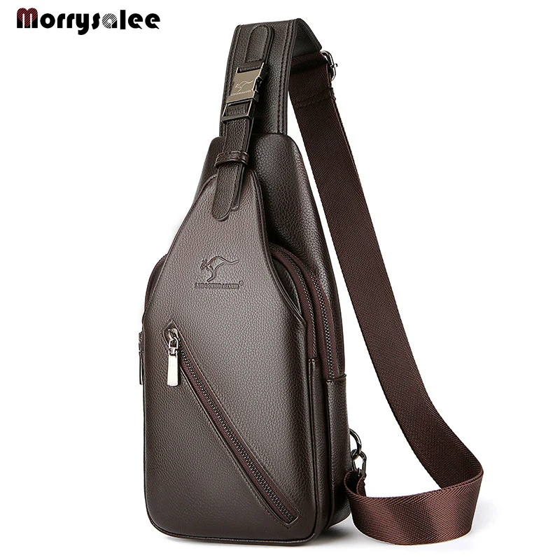 

Мужской повседневный нагрудный рюкзак, диагональный мужской рюкзак на плечо, Корейская волнистая сумка, Новое поступление 2024