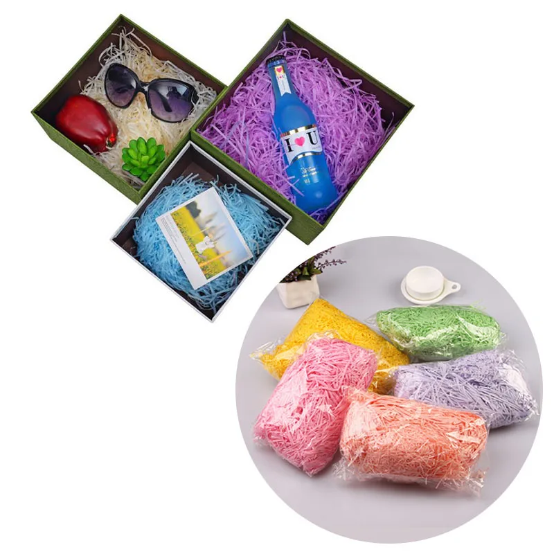 100 г измельченная бумага карамельного цвета фотобумага украшение на Новый год и