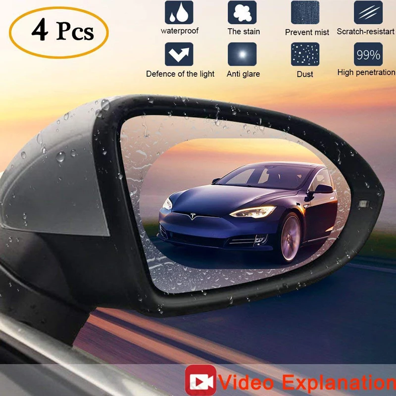 2 шт. Защитная мягкая плёнка для зеркала заднего вида|Оконные мембраны| |
