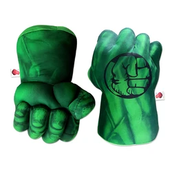 Boxing Gloves Hulk Fist Gloves Muscle Plush Adults and Child Fight Green Superhero America Cosplay Anime Accessories Gift Toys