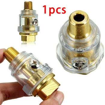 

Hot New 1/4"NPT Mini In-Line Oiler Lubricator for Pneumatic Tool Air Compressor Pipe