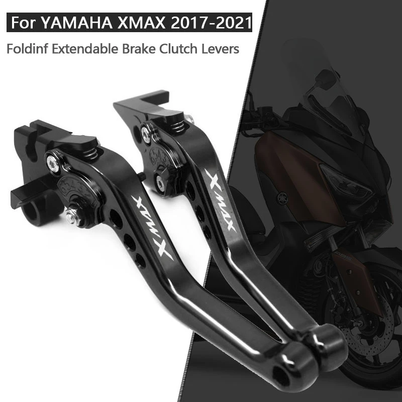 For YAMAHA XMAX 250 XMAX 300 XMAX 400 X MAX 250 X MAX 125 X MAX 400 XMAX250  2018 2021 scooter accessories short brake levers|Levers, Ropes \u0026 Cables| -  AliExpress