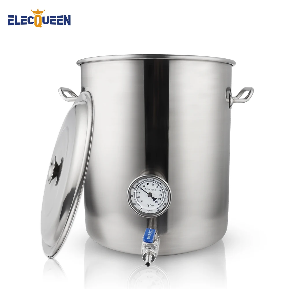 Stainless Steel Brewing Pot Stainless Beer Thermometer Stainless