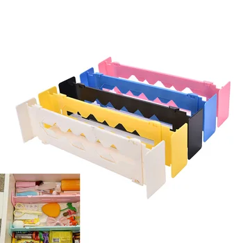 

Diy Home OFFice Kitchen Retractable Adjustable Stretch Plastic Drawer Divider Organizer Storage Partition Board Multi-Purpose