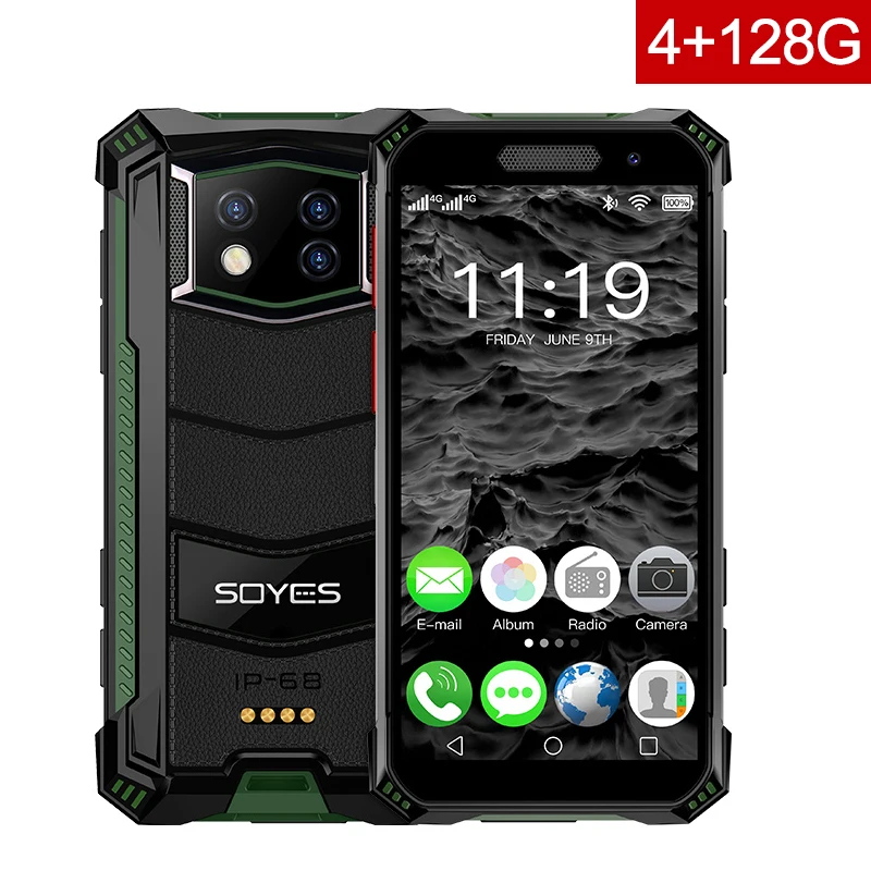 cell phone ratings android The new SOYES S10MAX outdoor rugged smartphone face recognition fingerprint unlocking waterproof, drop and pressure cheap android cell phones Android Phones